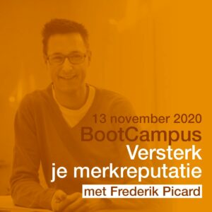 BootCampus LannooCampus Merkreputatie Frederik Picard